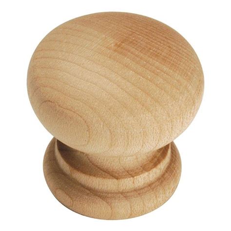 white wood mushroom cabinet knob